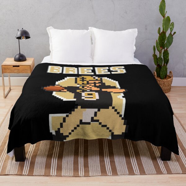 Item preview, Drew Brees Retro Pixel Art – Saints #9 Quarterback designed and sold by TheArtOfCar.
