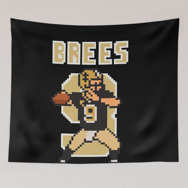 Item preview, Drew Brees Retro Pixel Art – Saints #9 Quarterback designed and sold by TheArtOfCar.