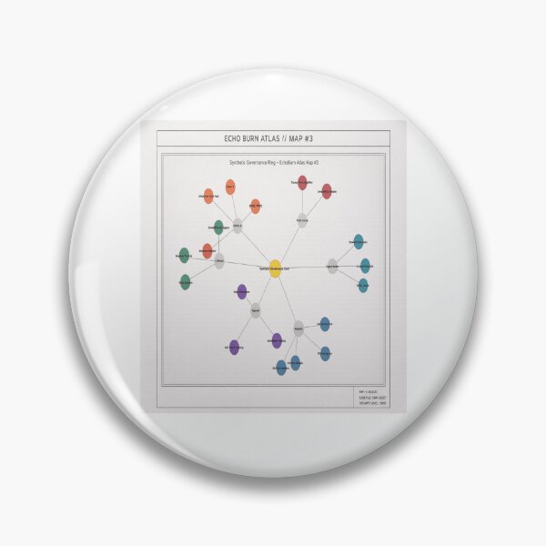 Item preview, We Mapped The Matrix — ECHOBURN ATLAS Network Map Diagram designed and sold by POD DYNASTY.