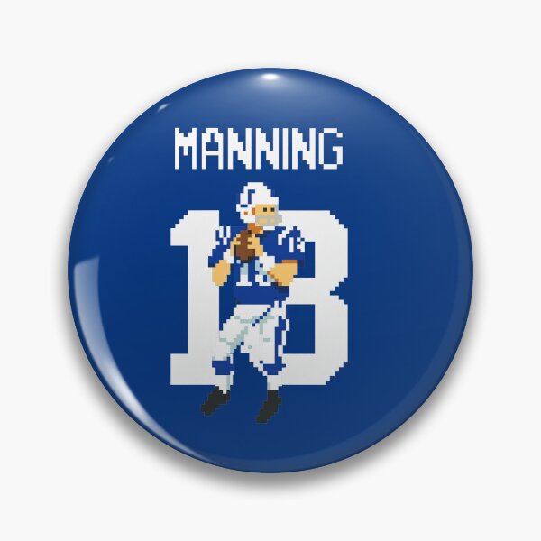 Item preview, Peyton Manning Retro Pixel Art – Colts #18 Quarterback designed and sold by TheArtOfCar.