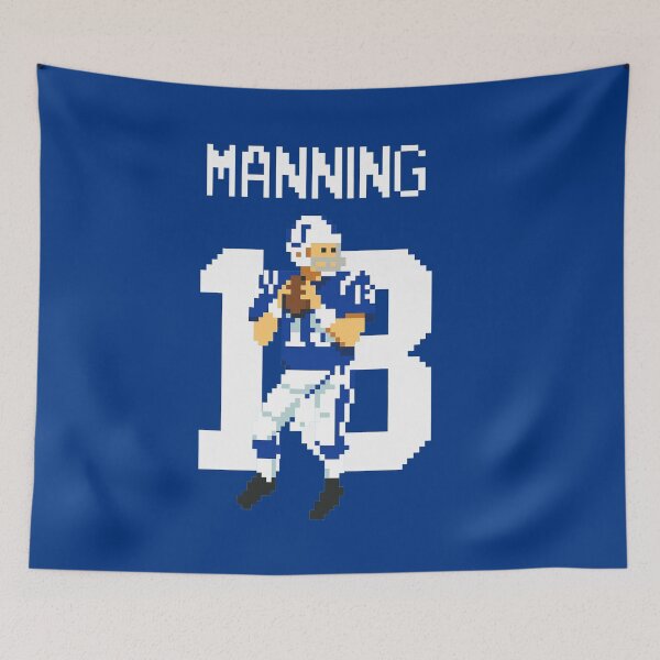 Item preview, Peyton Manning Retro Pixel Art – Colts #18 Quarterback designed and sold by TheArtOfCar.