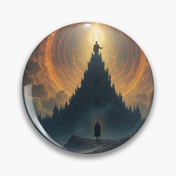 Item preview, Ascension of the Golden Spire – Cosmic Gatekeeper designed and sold by infiniterealmsX.