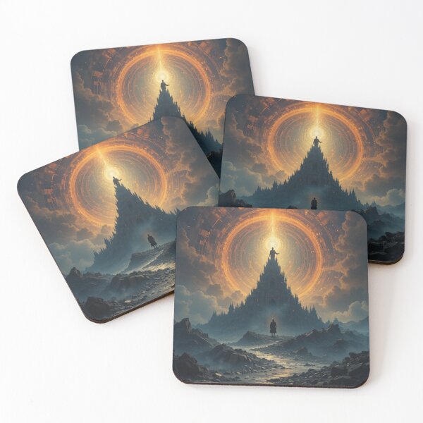 Item preview, Ascension of the Golden Spire – Cosmic Gatekeeper designed and sold by infiniterealmsX.