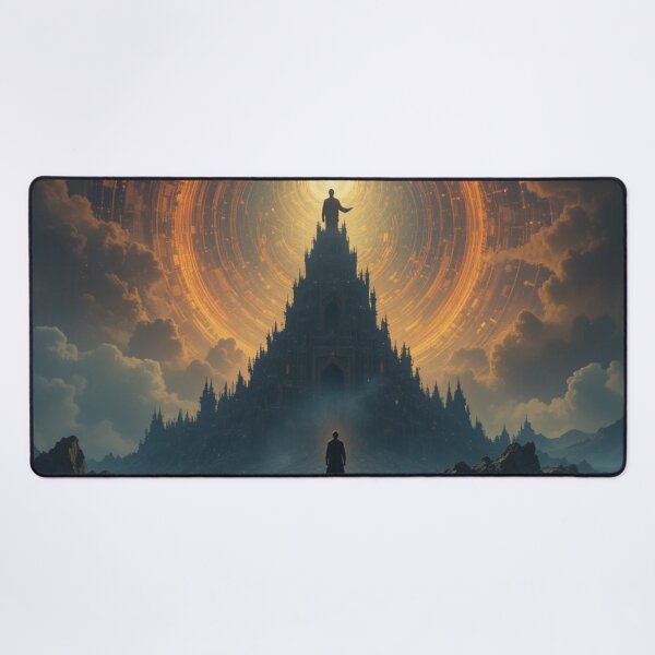 Item preview, Ascension of the Golden Spire – Cosmic Gatekeeper designed and sold by infiniterealmsX.