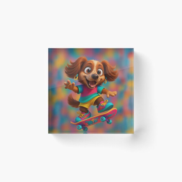 Item preview, Skater Picardy Spaniel designed and sold by Sillytoe.