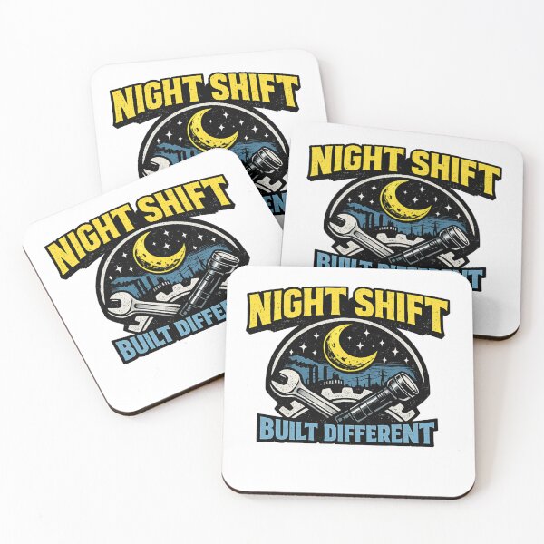 Item preview, Night Shift Worker Shirt – Built Different Blue Collar Pride Tee, Third Shift Industrial Worker Gift, Mechanic Trucker Factory Night Crew designed and sold by HubCreates.