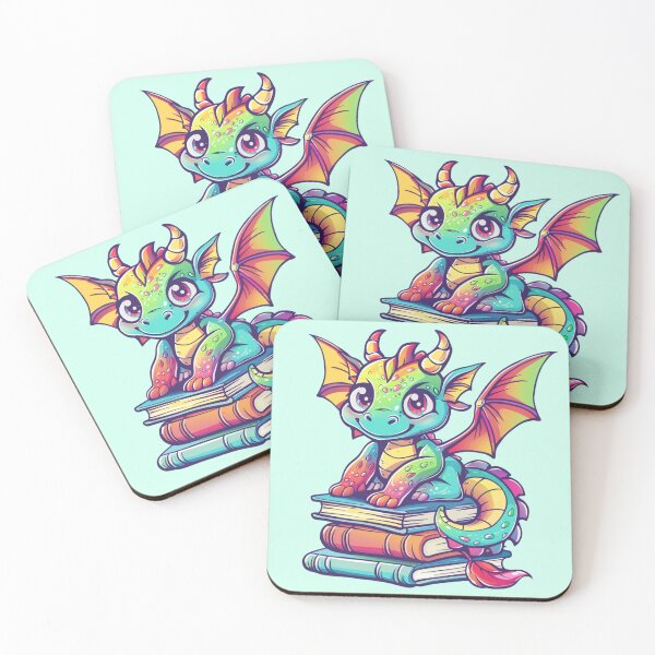 Item preview, Bookish Dragon designed and sold by bubblyrainbow.