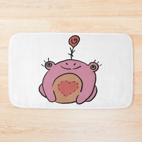 Item preview, Pink Froggy with rose on its head designed and sold by CottageComfortsShoppe.