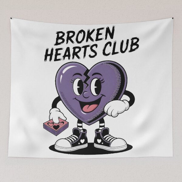 Item preview, Broken Hearts Club designed and sold by MKV Design.