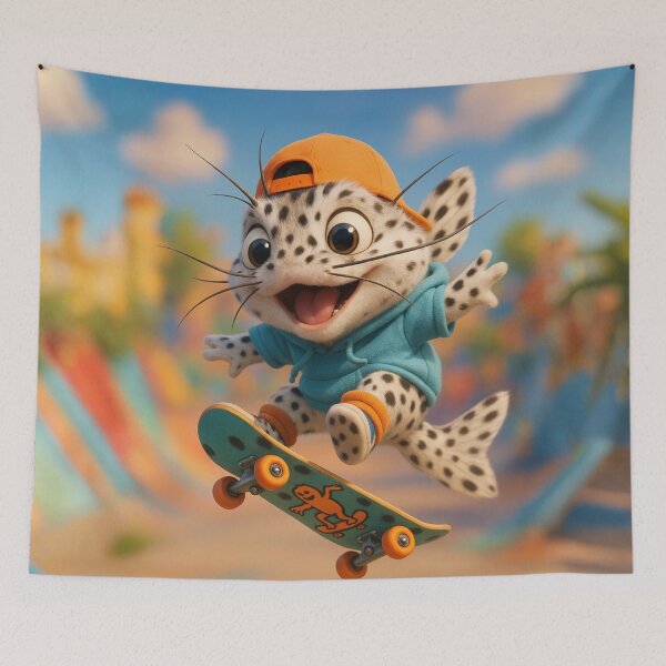 Item preview, Skater Pictus Catfish 1 designed and sold by Sillytoe.
