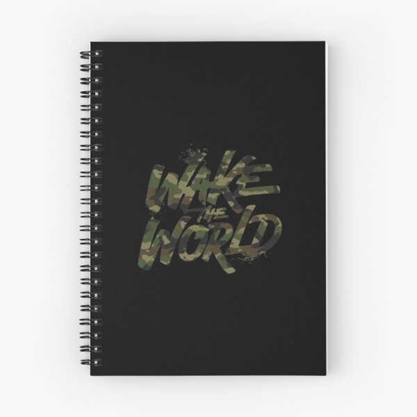 Item preview,  Wake The World – Typographie de motivation au pinceau camo designed and sold by Wawan35200.