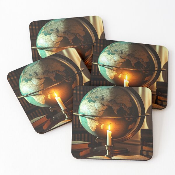 Item preview, Antique Globe by Candlelight designed and sold by semenol.