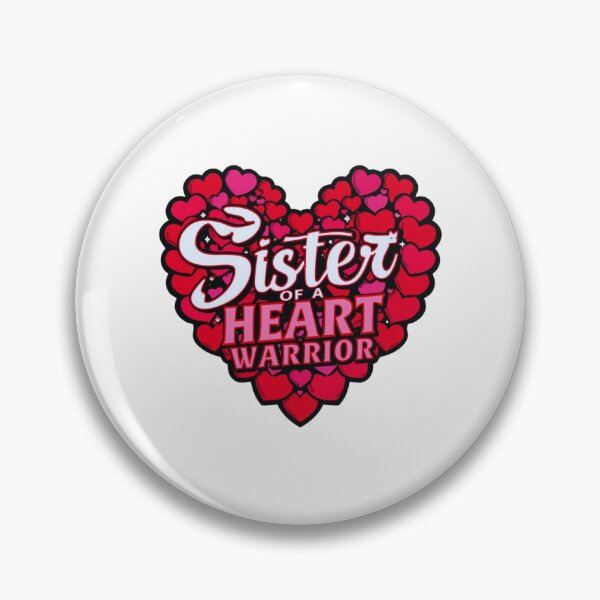 Item preview, Sister of a Heart Warrior – CHD Awareness T-Shirt  Congenital Heart Defect Support Shirt designed and sold by Martysstore.