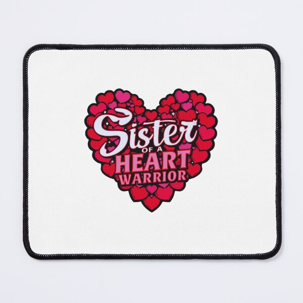 Item preview, Sister of a Heart Warrior – CHD Awareness T-Shirt Congenital Heart Defect Support Shirt designed and sold by Martysstore.