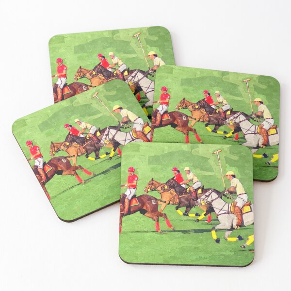 Item preview, POLO GREETING CARD C2023 Steve Yellowbear Fine Art designed and sold by SteveYellowbear.