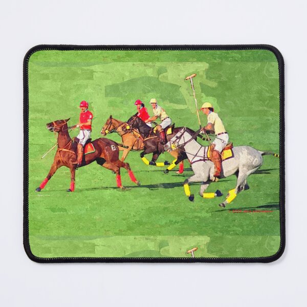 Item preview, POLO GREETING CARD C2023 Steve Yellowbear Fine Art designed and sold by SteveYellowbear.
