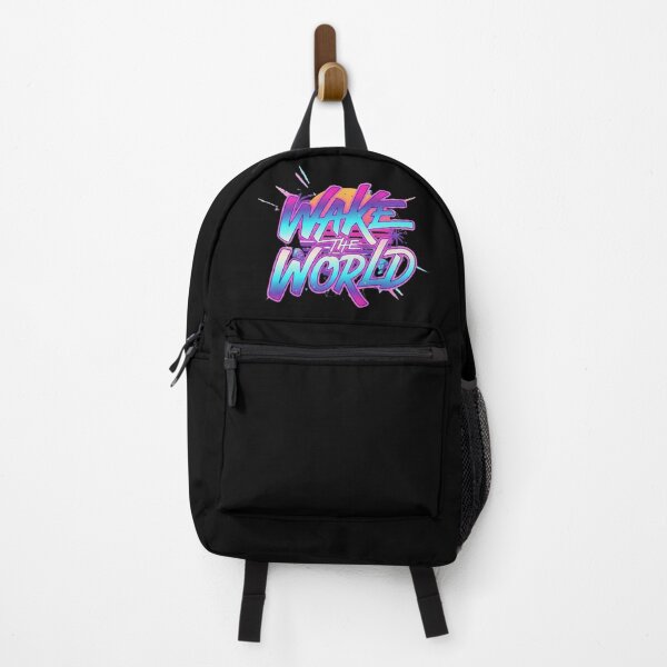 Item preview,  Wake The World – Typographie de motivation au pinceau vapowave designed and sold by Wawan35200.