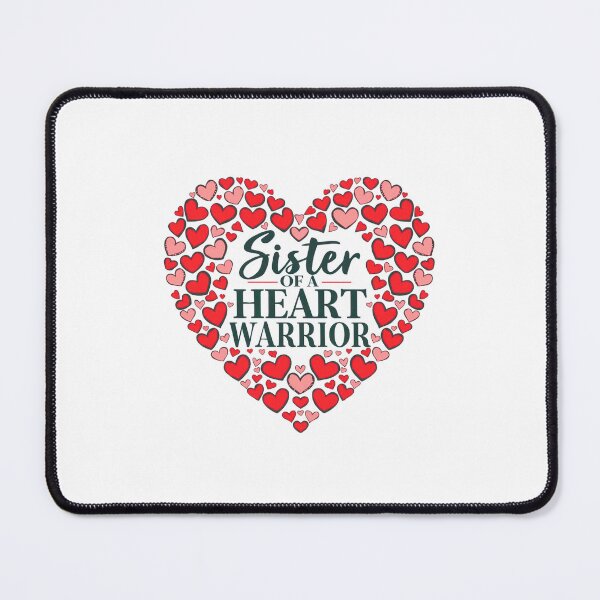Item preview, Sister of a Heart Warrior – CHD Awareness T-Shirt Congenital Heart Defect Support Shirt designed and sold by Martysstore.