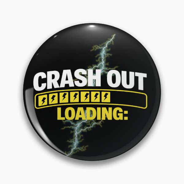 Item preview, Crash Out Loading – Funny Meltdown Meme Graphic Tee designed and sold by InPrintedWord.