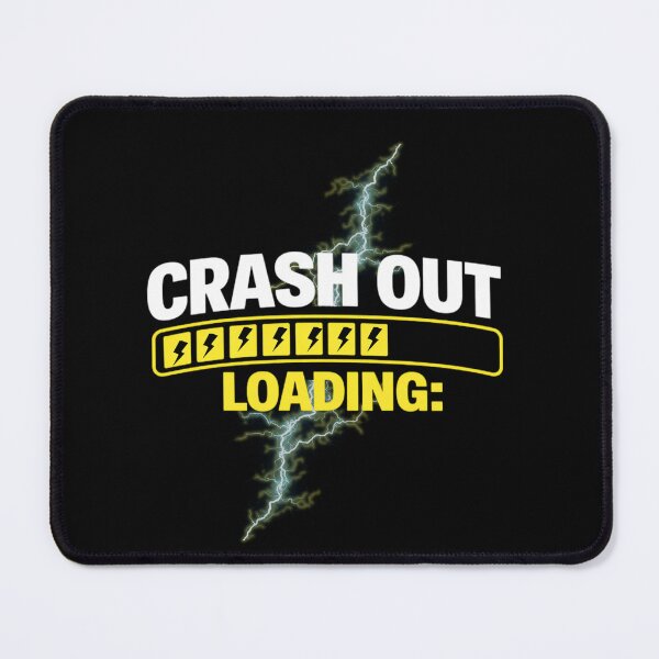 Item preview, Crash Out Loading – Funny Meltdown Meme Graphic Tee designed and sold by InPrintedWord.