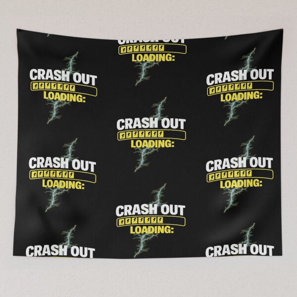 Item preview, Crash Out Loading – Funny Meltdown Meme Graphic Tee designed and sold by InPrintedWord.