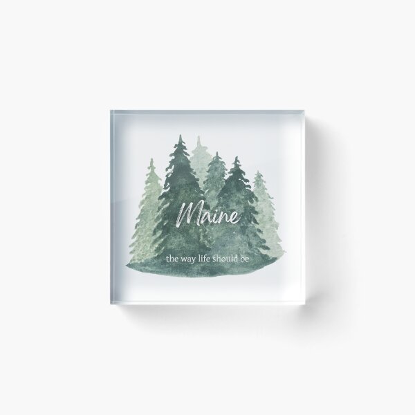 Item preview, Maine Pine Trees designed and sold by jennydowneast.