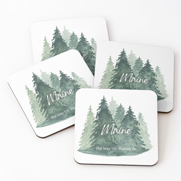 Item preview, Maine Pine Trees designed and sold by jennydowneast.