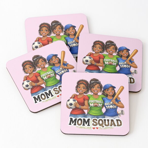 Item preview, Mom Squad in Sports - Soccer, Football & Baseball designed and sold by Myra365Art.