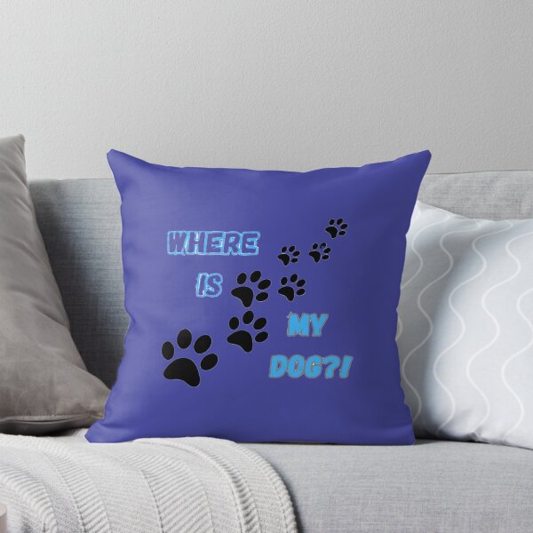 Item preview, Where Is My Dog? – Funny Paw Print Dog Lover Design designed and sold by Studio Yvonne .