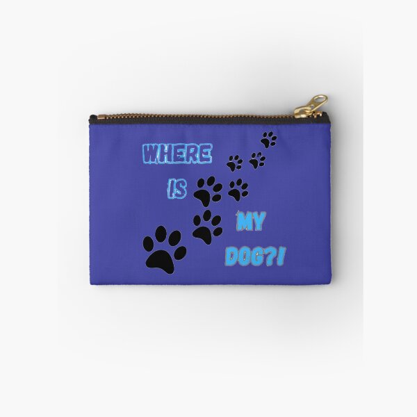 Item preview, Where Is My Dog? – Funny Paw Print Dog Lover Design designed and sold by Studio Yvonne .