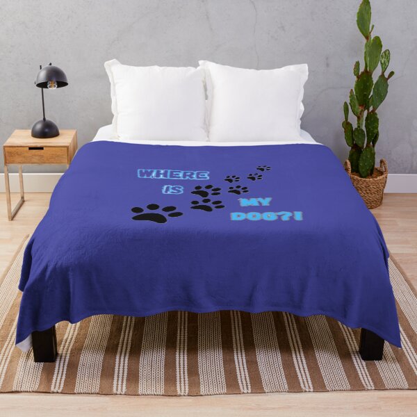 Item preview, Where Is My Dog? – Funny Paw Print Dog Lover Design designed and sold by Studio Yvonne .