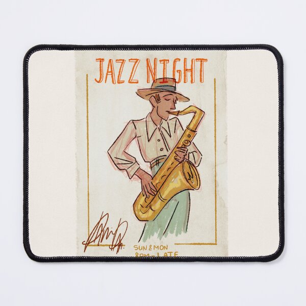 Item preview, Summer Jazz Vintage Music art, Jazz Art, summer aesthetic, Restaurant, Cafe decor, Boho eclectic art designed and sold by DanniDan.