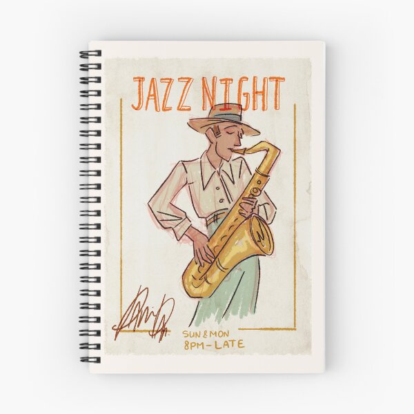 Item preview, Summer Jazz Vintage Music art, Jazz Art, summer aesthetic, Restaurant, Cafe decor, Boho eclectic art designed and sold by DanniDan.
