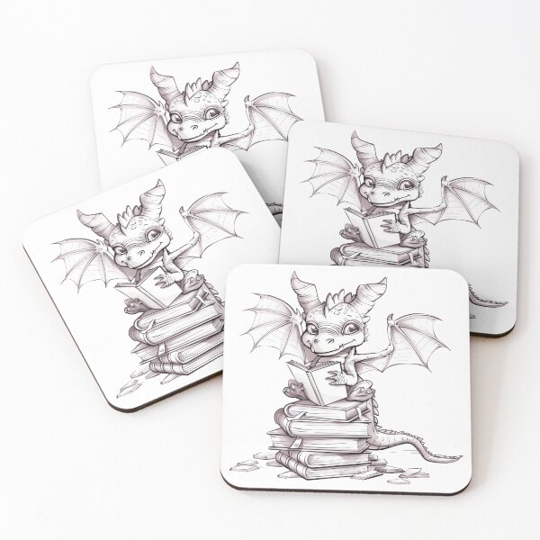 Item preview, Book Hoarding Dragon designed and sold by bubblyrainbow.