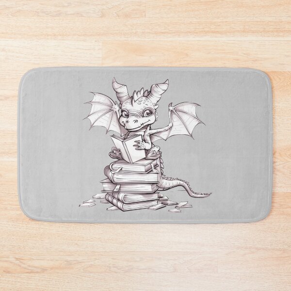 Item preview, Book Hoarding Dragon designed and sold by bubblyrainbow.