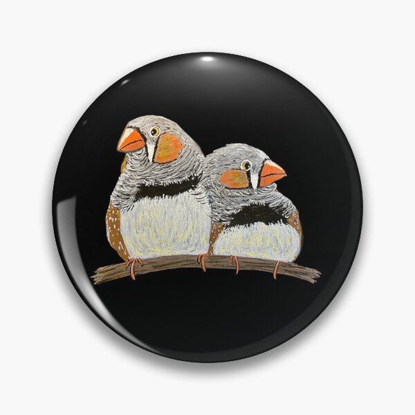 Item preview, Zebra Finch Pair on Branch designed and sold by TheArtyOne11.