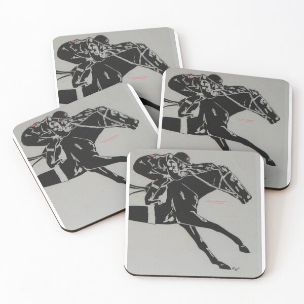 Item preview, C2021 STEVE YELLOWBEAR FULL STRIDE BLACK RACE HORSE designed and sold by SteveYellowbear.