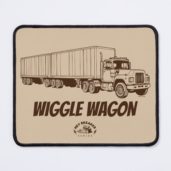 Item preview, Wiggle Wagon – CB Slang Multi-Trailer Rig designed and sold by Automotive Art by Greg.