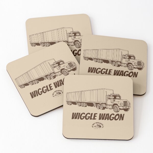 Item preview, Wiggle Wagon – CB Slang Multi-Trailer Rig designed and sold by Automotive Art by Greg.
