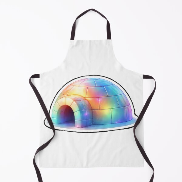 Item preview, Holographic Igloo Sticker — Iridescent Arctic Dome Die-Cut Decal designed and sold by Saturnspx.