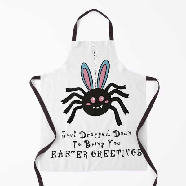Item preview, Funny Goth Easter Bunny Spider – Just Dropped Down Easter Greetings designed and sold by SimoesArtistry.