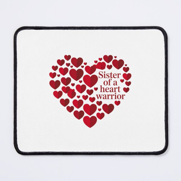 Item preview, Sister of a Heart Warrior – CHD Awareness T-Shirt Congenital Heart Defect Support Shirt designed and sold by Martysstore.