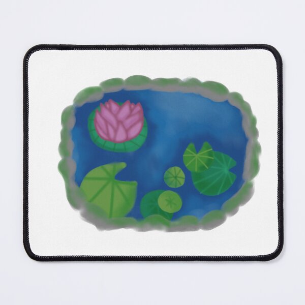 Item preview, Little pond with water lilies and lotus designed and sold by YaroshMaria.