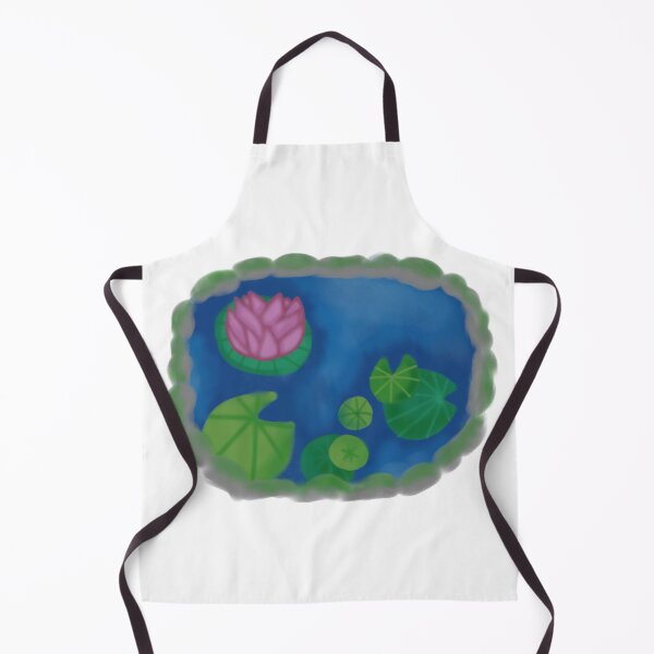Item preview, Little pond with water lilies and lotus designed and sold by YaroshMaria.