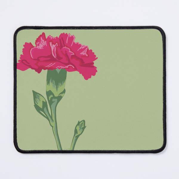 Item preview, Carnation – Minimalist botanical illustration designed and sold by À fleur de forme.