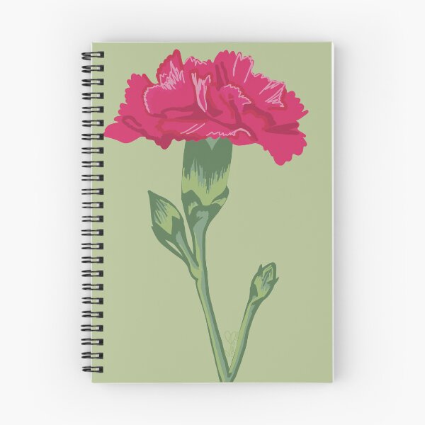 Item preview, Carnation – Minimalist botanical illustration designed and sold by À fleur de forme.