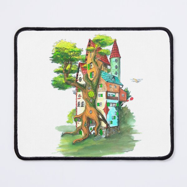 Item preview, colorful treehouse designed and sold by Beronise.