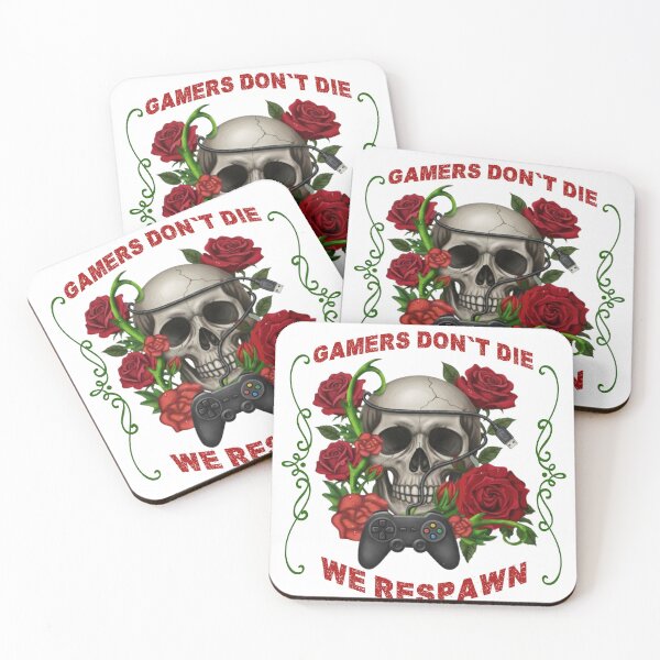 Item preview, gamer's don't die designed and sold by ASarcasticSage.