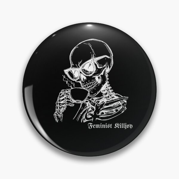 Item preview, Feminist Killjoy - White Skeleton Line Art for Dark Colors designed and sold by TobiasLogic.