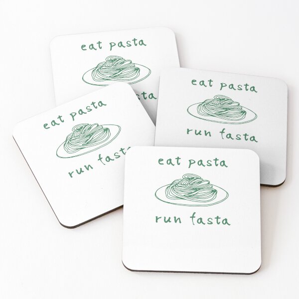 Item preview, Eat Pasta Run Fasta designed and sold by krystalRomanart.